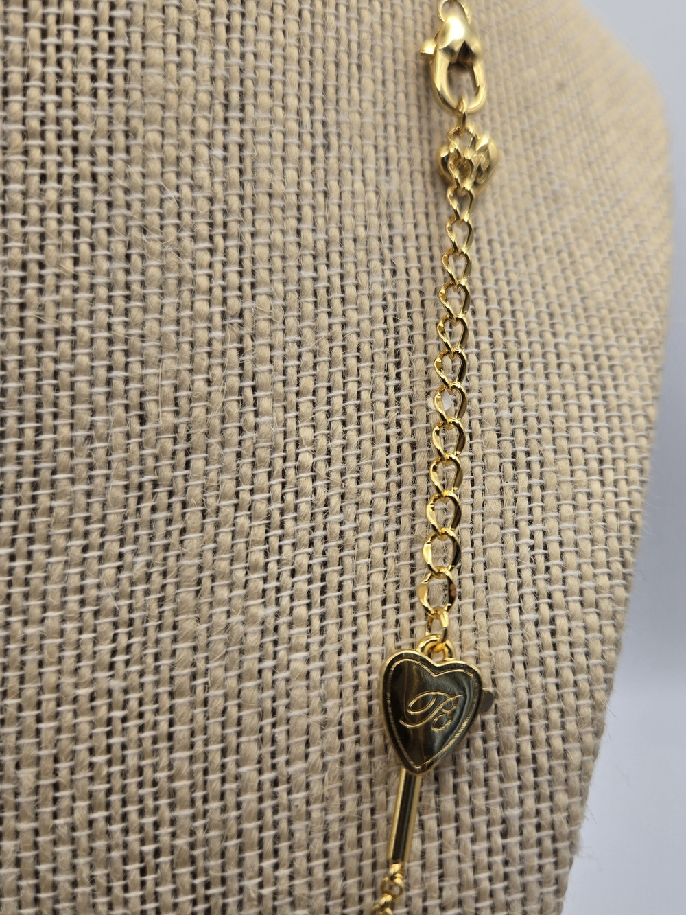 NWOT Brighton VIVI Delicate Petite Charm Necklace Gold Plated Dainty Add Amulets - Picture 6 of 8